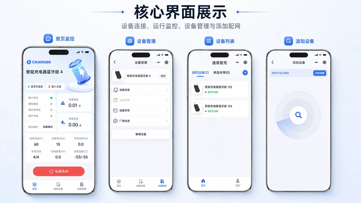 小程序核心界面展示总览